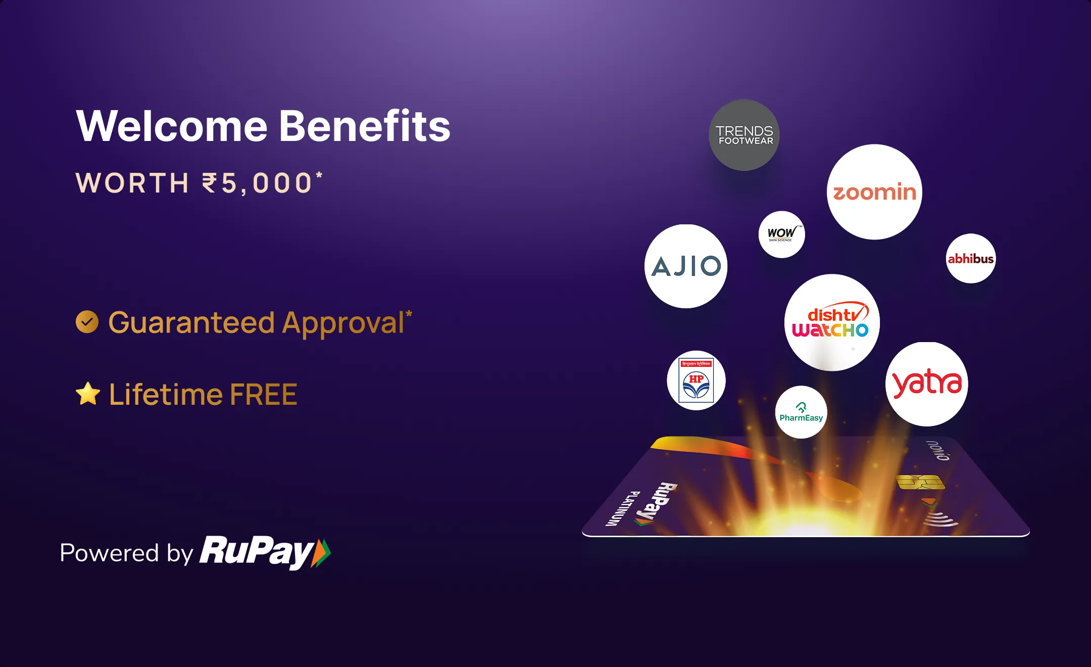 Welcome offer worth 5000